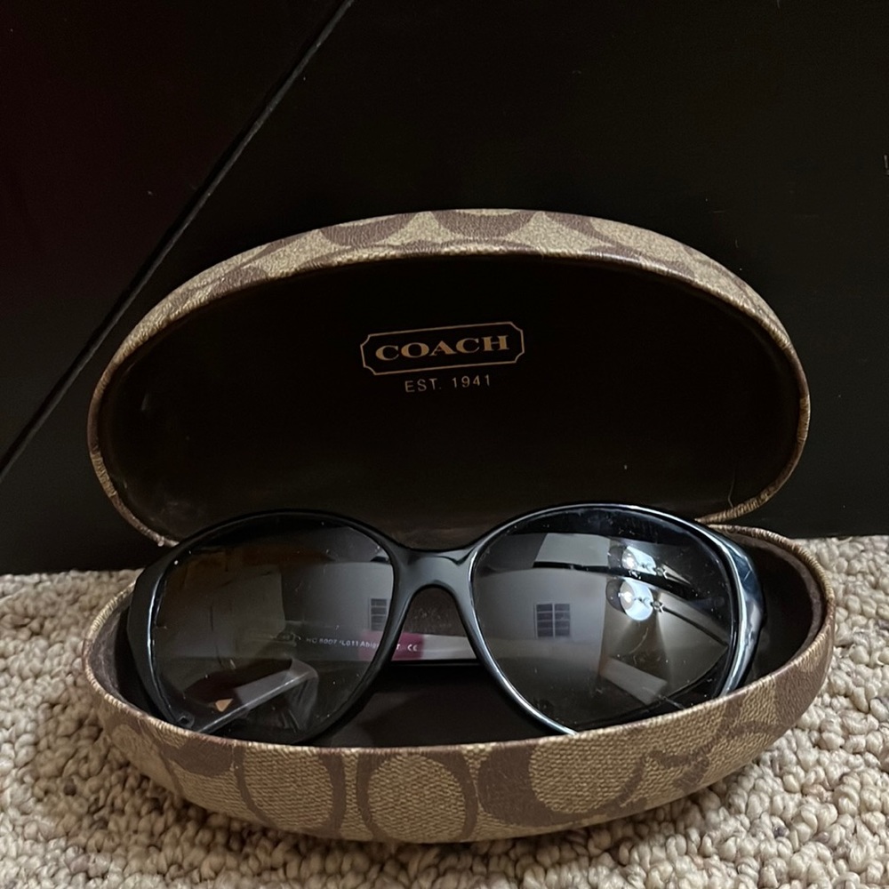 Coach sunglasses with case